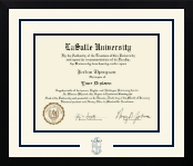 La Salle University diploma frame - Dimensions Spirit in Gotham