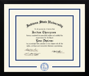 Indiana State University diploma frame - Dimensions Spirit in Gotham