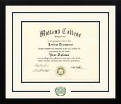 Midland College diploma frame - Dimensions Spirit in Gotham