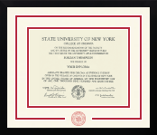 State University of New York - Oneonta diploma frame - Dimensions Spirit in Gotham