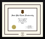 Iota Phi Theta diploma frame - Dimensions Spirit in Gotham