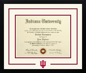 Indiana University Bloomington diploma frame - Dimensions Spirit in Gotham