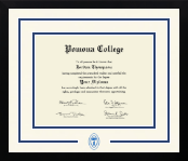 Pomona College diploma frame - Dimensions Spirit in Gotham