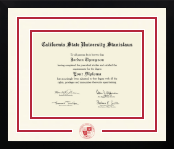 California State University Stanislaus diploma frame - Dimensions Spirit in Gotham