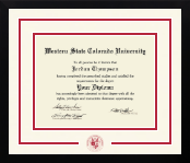 Western State Colorado University diploma frame - Dimensions Spirit in Gotham