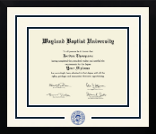 Wayland Baptist University diploma frame - Dimensions Spirit in Gotham