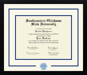 Southeastern Oklahoma State University diploma frame - Dimensions Spirit in Gotham