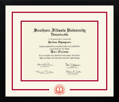 Southern Illinois University at Edwardsville diploma frame - Dimensions Spirit in Gotham