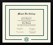 Mount Ida College diploma frame - Dimensions Spirit in Gotham