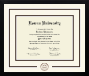 Rowan University diploma frame - Dimensions Spirit in Gotham