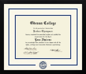 Odessa College diploma frame - Dimensions Spirit in Gotham