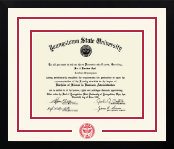 Youngstown State University diploma frame - Dimensions Spirit in Gotham