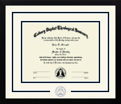 Calvary Baptist Theological Seminary diploma frame - Dimensions Spirit in Gotham
