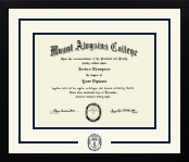 Mount Aloysius College diploma frame - Dimensions Spirit in Gotham