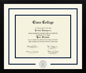 Cisco College diploma frame - Dimensions Spirit in Gotham