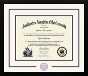 Southwestern Assemblies of God University diploma frame - Dimensions Spirit in Gotham