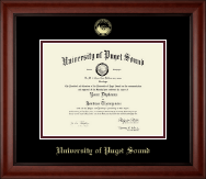 University of Puget Sound Gold Embossed Diploma Frame in Cambridge