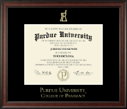 Purdue University diploma frame - Gold Embossed Diploma Frame in Studio