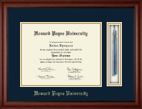 Howard Payne University diploma frame - Tassel & Cord Diploma Frame in Cambridge