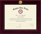 Sigma Tau Delta Honor Society Century Gold Engraved Certificate Frame in Cordova