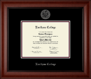 Earlham College Silver Embossed Diploma Frame in Cambridge