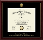 University of Colorado diploma frame - Gold Engraved Medallion Diploma Frame in Gallery
