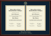 Hebrew Union College diploma frame - Double Diploma Frame in Galleria