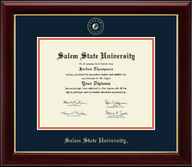 Salem State University diploma frame - Gold Embossed Diploma Frame in Gallery