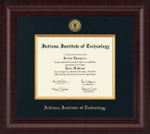 Indiana Institute of Technology diploma frame - Presidential Gold Engraved Diploma Frame in Premier
