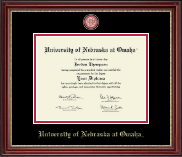 University of  Nebraska at Omaha diploma frame - Masterpiece Medallion Diploma Frame in Kensington Gold