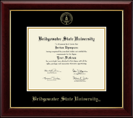 Bridgewater State University diploma frame - Gold Embossed Diploma Frame in Gallery