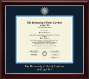 University of North Carolina Chapel Hill diploma frame - Masterpiece Medallion Diploma Frame in Gallery