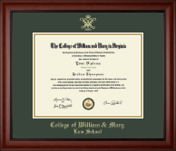 William & Mary diploma frame - Gold Embossed Diploma Frame in Cambridge