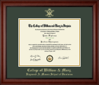 William & Mary diploma frame - Gold Embossed Diploma Frame in Cambridge