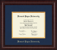 Howard Payne University diploma frame - Gold Embossed Diploma Frame in Premier