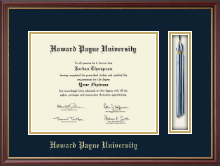 Howard Payne University diploma frame - Tassel & Cord Diploma Frame in Newport