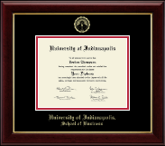 University of Indianapolis Gold Embossed Diploma Frame in Gallery