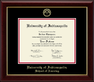 University of Indianapolis diploma frame - Gold Embossed Diploma Frame in Gallery
