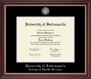 University of Indianapolis diploma frame - Silver Engraved Medallion Diploma Frame in Kensington Silver