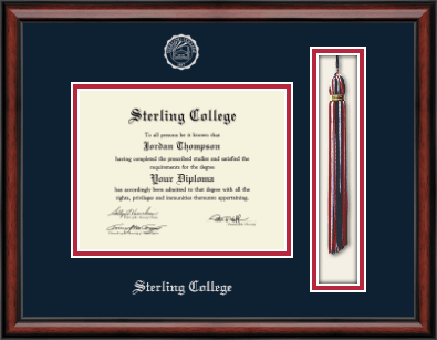 Sterling College diploma frame - Tassel & Cord Diploma Frame in Southport