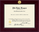 Phi Beta Kappa Honor Society Medallion Frame in Cordova