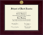 School of Hard Knocks diploma frame - Century Gold Engraved Diploma Frame in Cordova