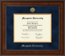 Marquette University Presidential Gold Engraved Diploma Frame in Madison
