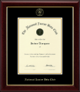 The National Junior Beta Club Gold Embossed Certificate Frame in Gallery