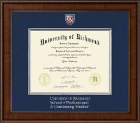 University of Richmond Presidential Masterpiece Diploma Frame in Madison