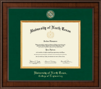 University of North Texas diploma frame - Presidential Masterpiece Diploma Frame in Madison