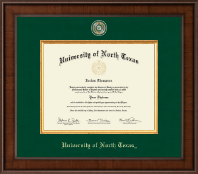 University of North Texas Presidential Masterpiece Diploma Frame in Madison