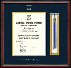 Tassel & Cord Certificate Frame