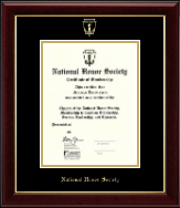 National Honor Society Gold Embossed Certificate Frame in Gallery