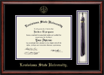 Louisiana State University diploma frame - Tassel Edition Diploma Frame in Southport